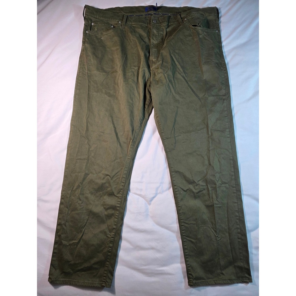 Polo Ralph Lauren Varick Slim Straight Pants Men 48/32 Olive Green Stretch NWOT